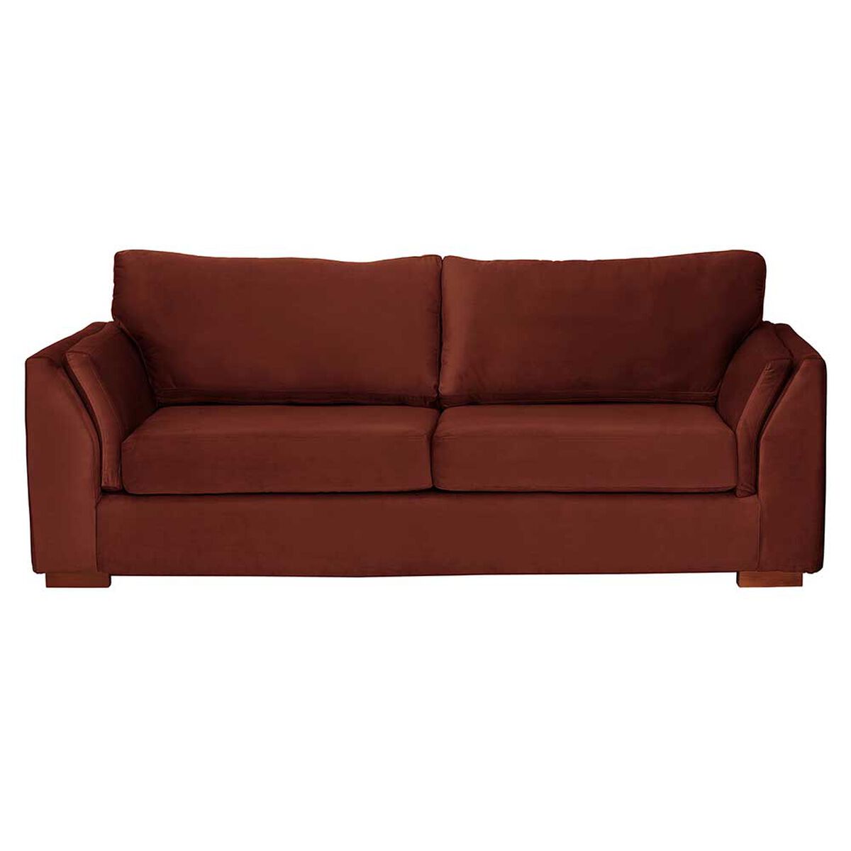 Sofá Cama Latam Home Milan 3 Cuerpos Chocolate
