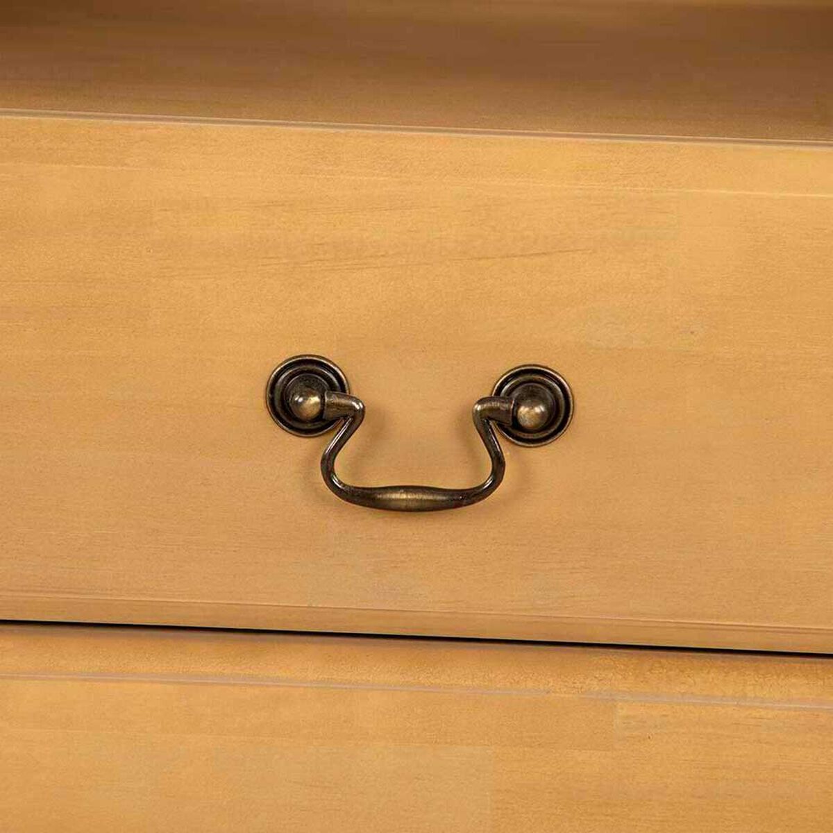 Velador CIC Indo 2 Cajones Mostaza