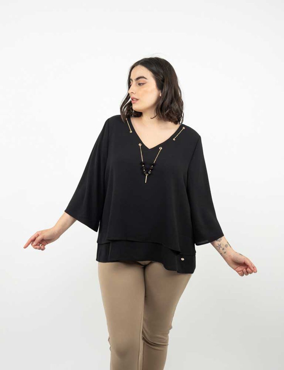 Blusa Manga 3/4 Mujer Extralindas