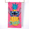 Toalla de Playa Infantil con Bolso Disney Piña Stitch 70 x 140 cm