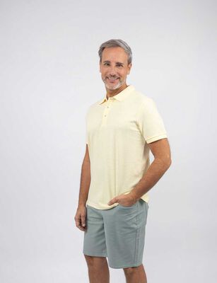 Imagen 1 del producto Polera Piqué Manga Corta Hombre Portman Club Amarillo, Celeste, Coral, Rojo, Verde