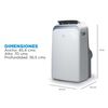Aire Acondicionado Portátil Midea MPPD-12KHRN1W