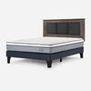 Combo Cama Europea Rosen 2 Plazas Indie BN + Respaldo Rachel