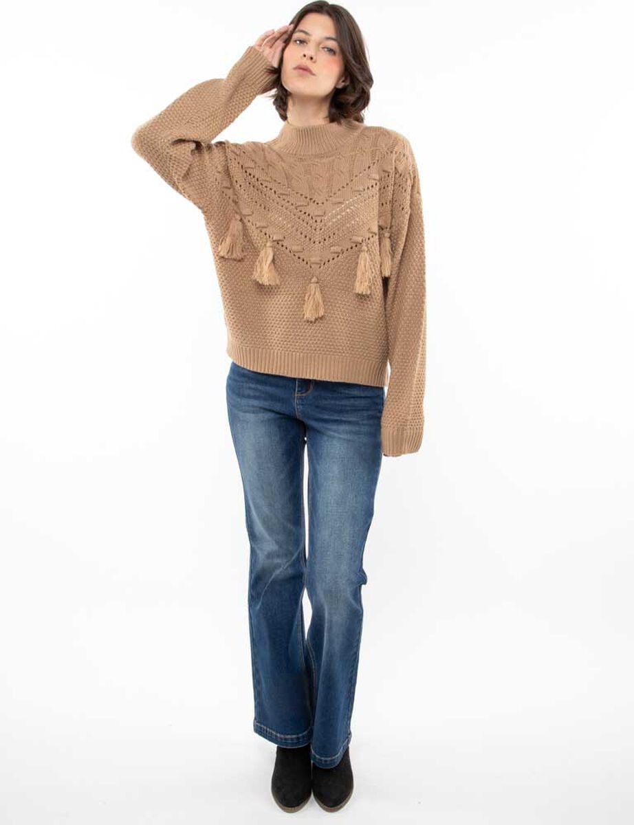 Sweater Pompones Mujer Alma
