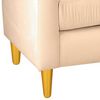 Sofá Bodevir New Retro Felpa 01 3 Cuerpos Beige 