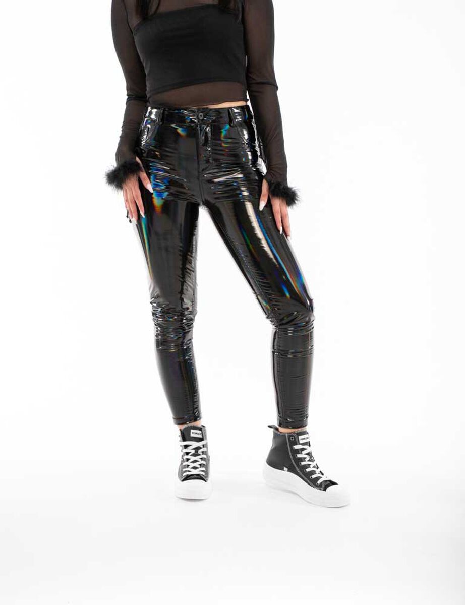 Pantalón Tornasol Skinny Mujer Icono