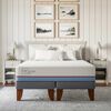 Cama Europea CIC Base Dividida 2 Plazas Excellence Plus + Respaldo + 2 Veladores