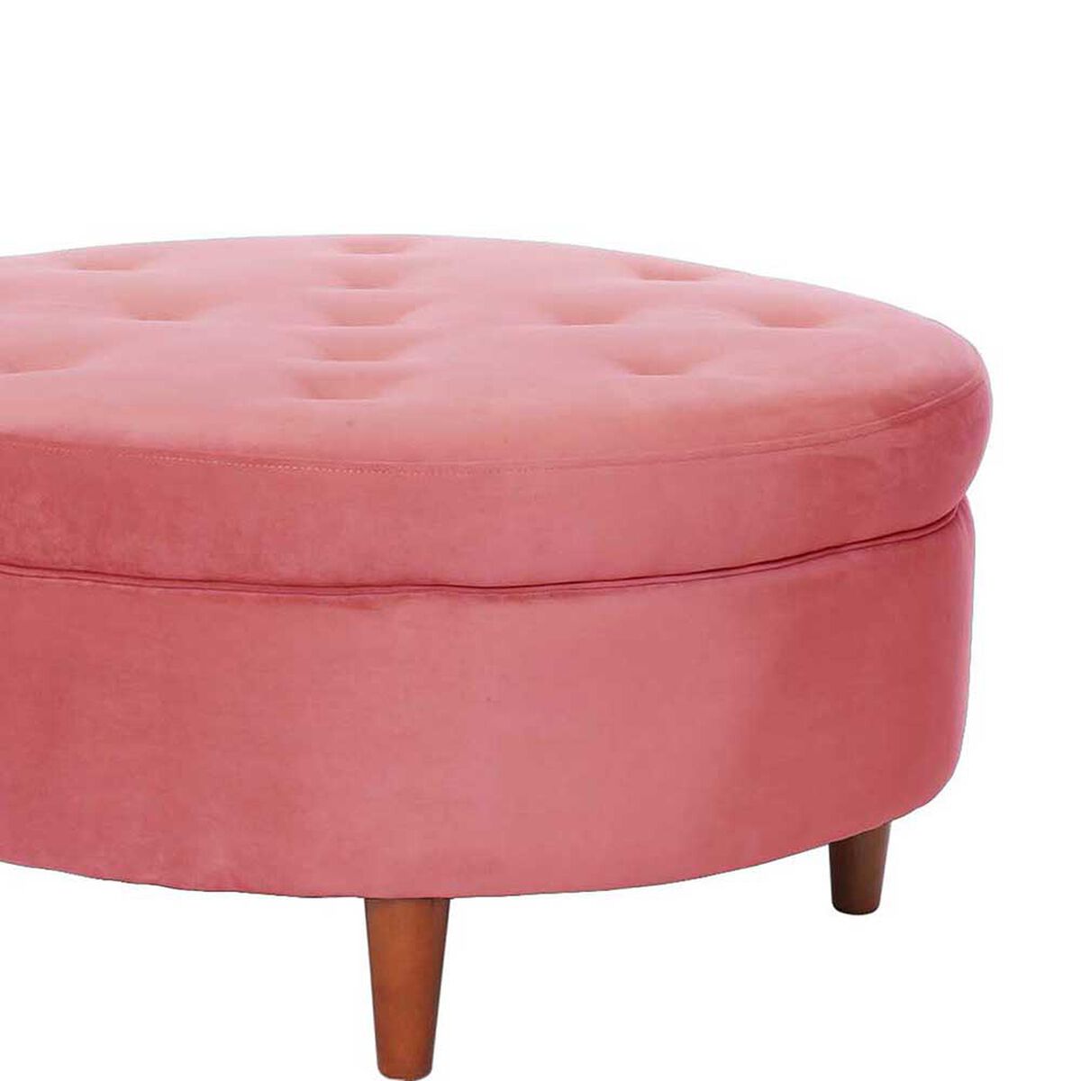 Pouf Latam Home Paris Tela Velvet Palo Rosa