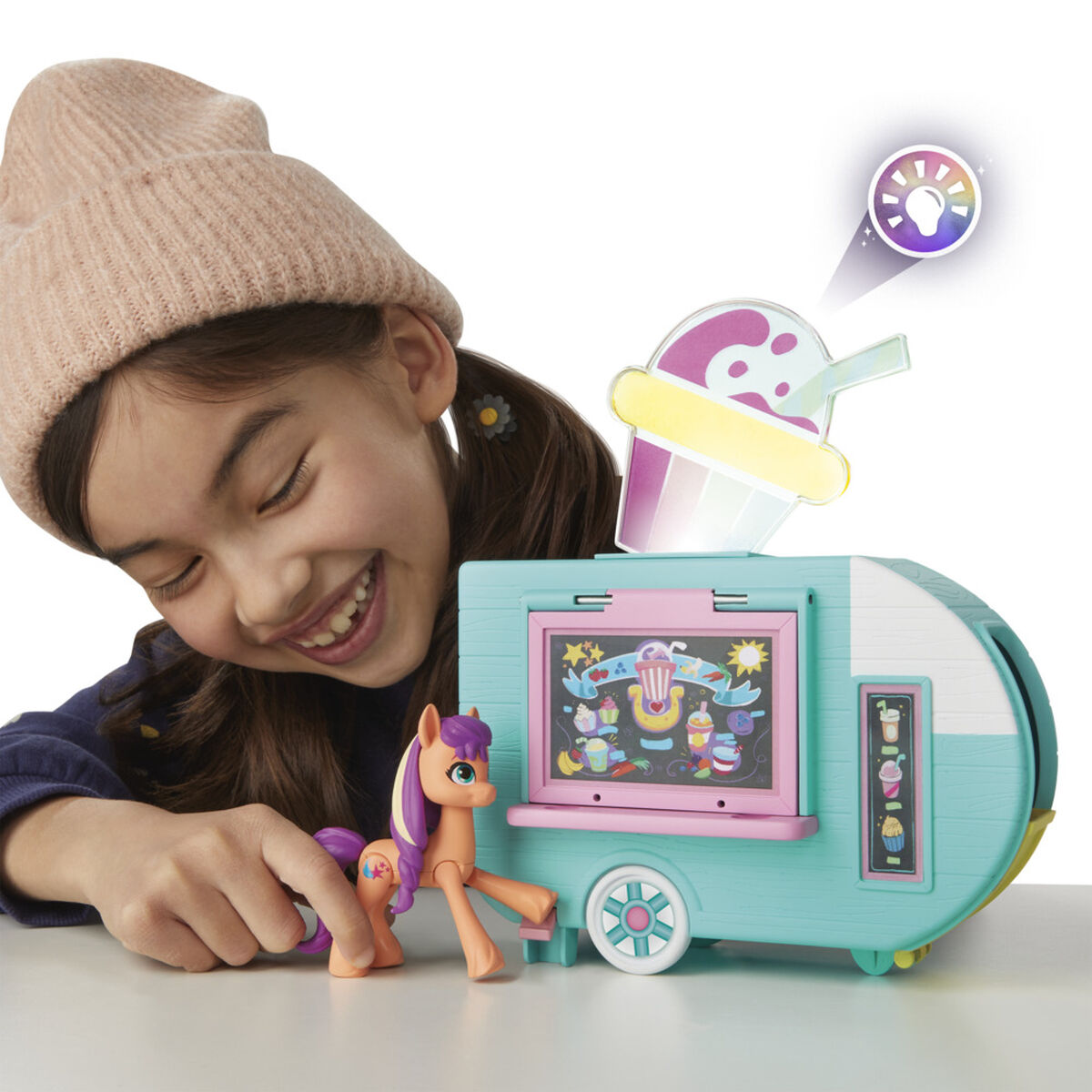 Muñeca My Little Pony Sunny Starscout Camión de Batidos