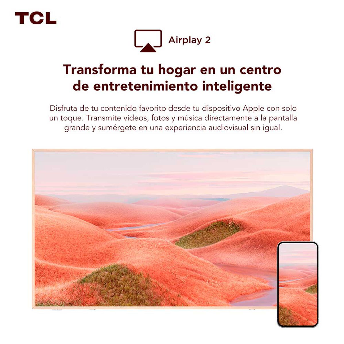 QLED Smart TV  TCL 85A300W 4K UHD 85"