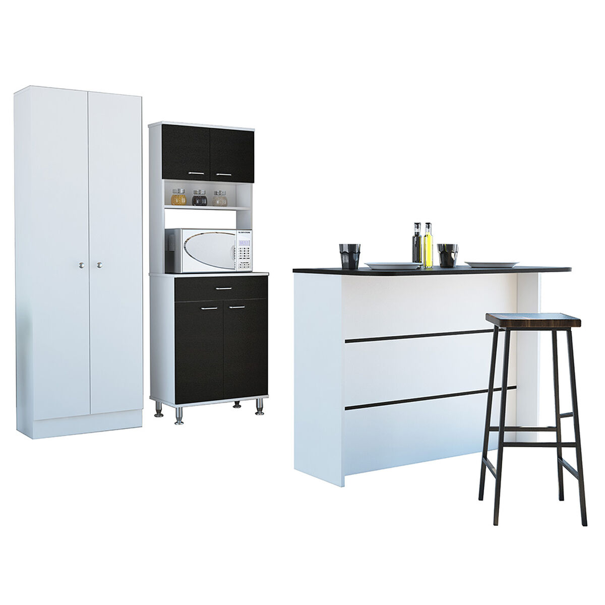 Combo Mueble + Barra Auxiliar + Optimizador TuHome Kitchen