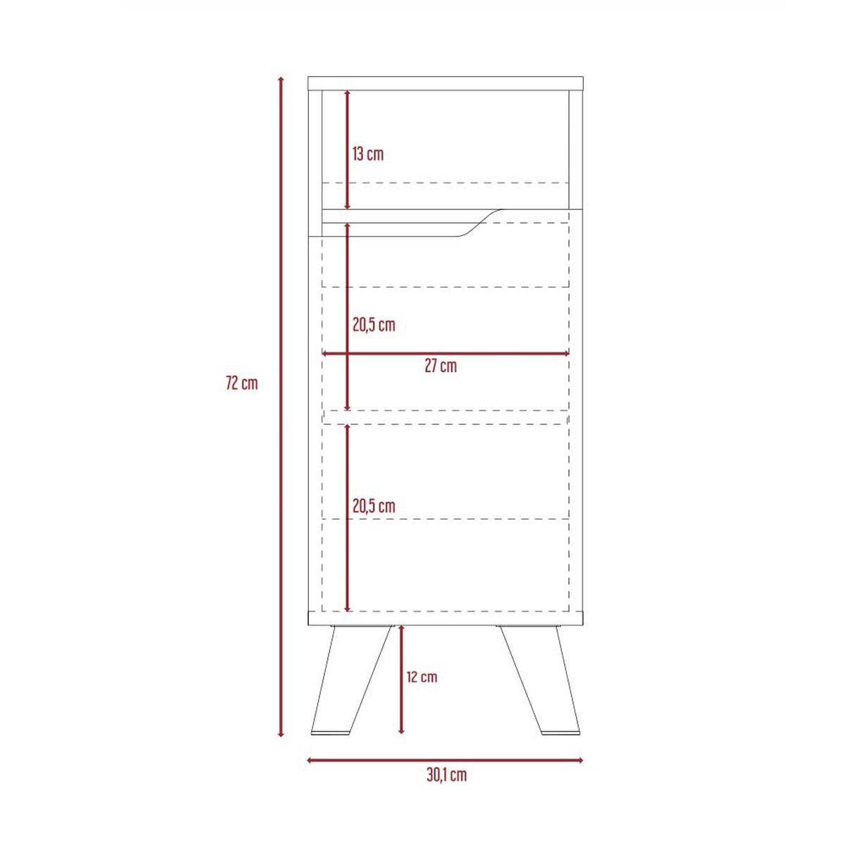 Optimizador de Baño TuHome Laurent 1 Puerta Duna