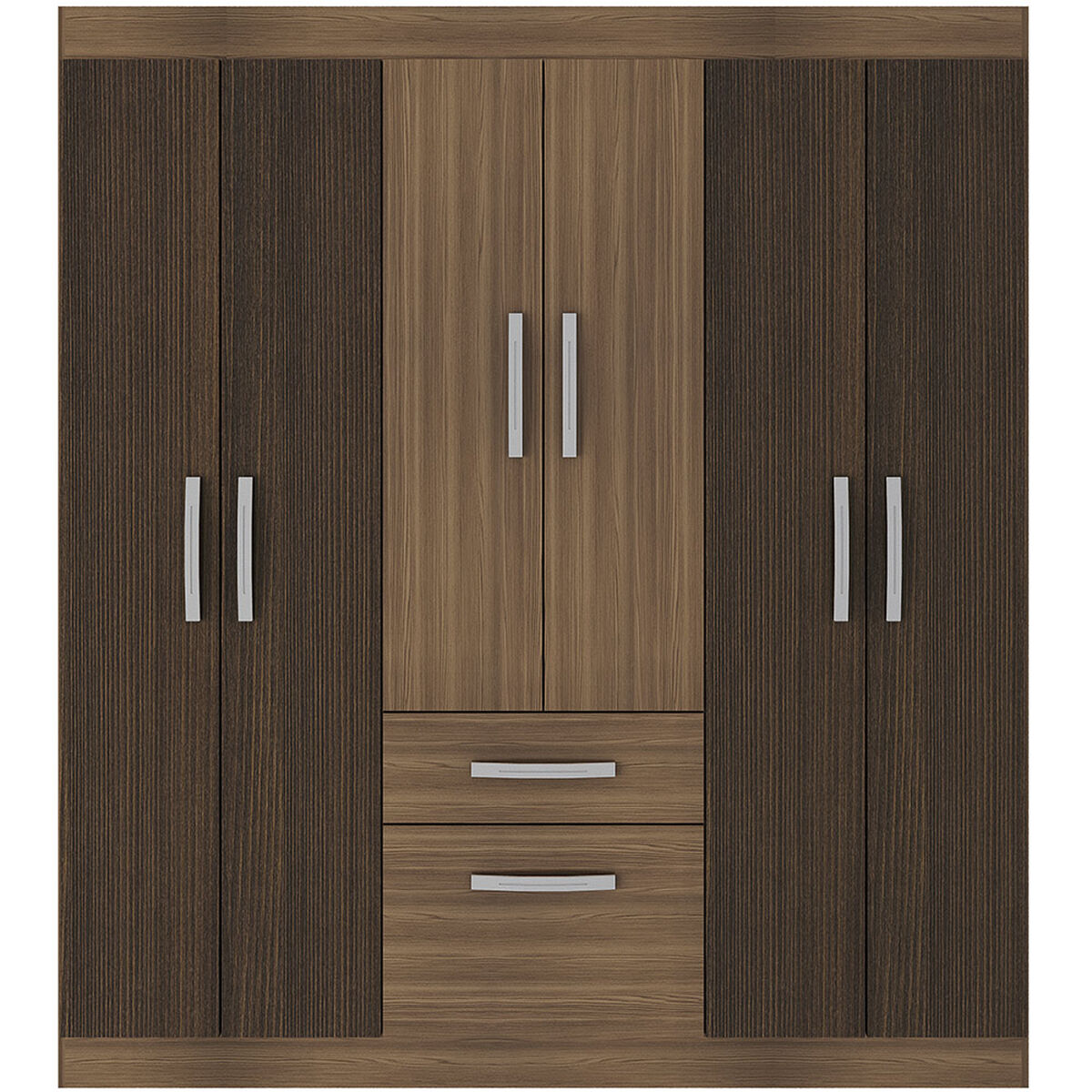 Cl&oacute;set Exit Bicolor con Zapatera 6 Puertas 1 Caj&oacute;n