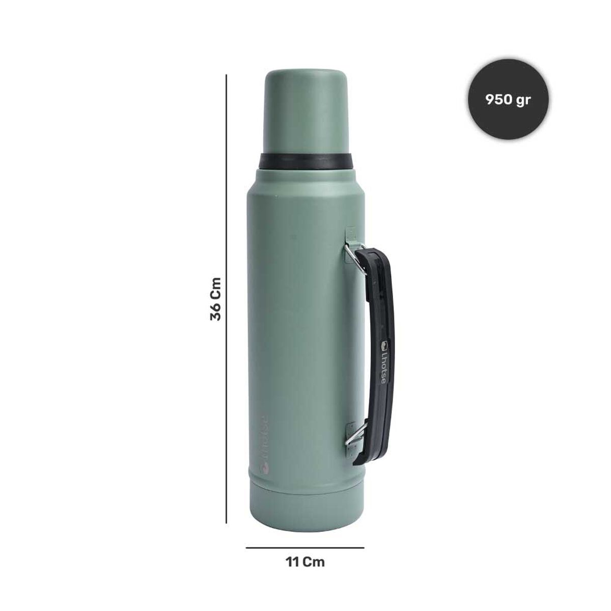 Termo para Líquido Lhotse Classic 1,3 Litros Verde