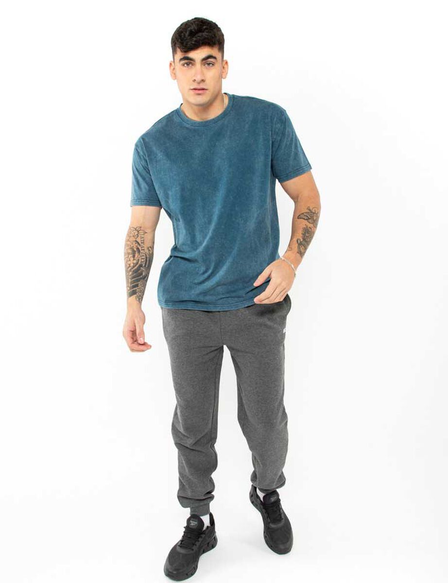 Polera Deportiva Algodón Hombre Black County