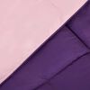 Plumón Bicolor Casanova 1,5 Plazas Mora Rosa
