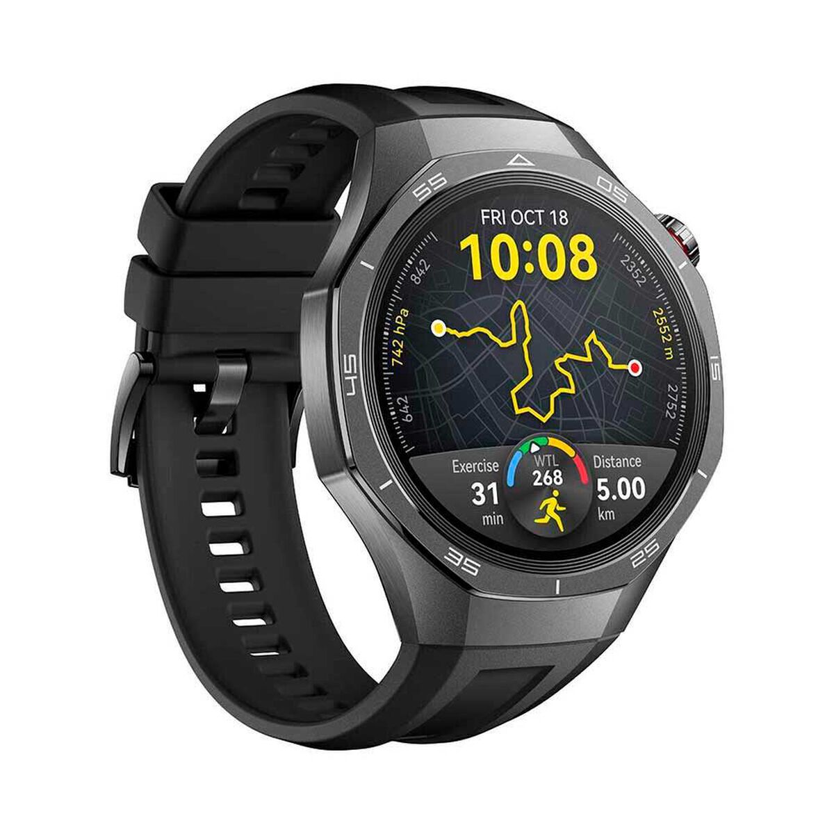 Smartwatch Huawei GT 5 Pro 46mm Black Fluoroelastomer