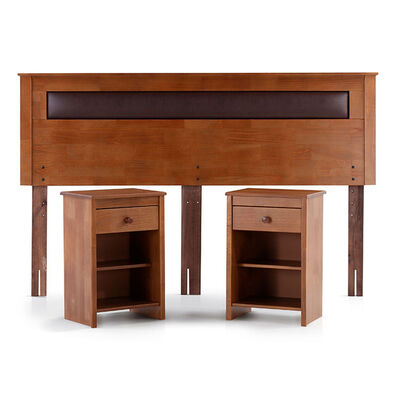 Imagen 2 del producto Respaldo King + 2 Veladores Rosen Ferrara