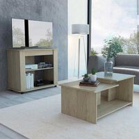 Combo Rack TV 46"" + Mesa de Centro Tuhome Optimus 3