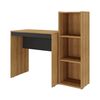Escritorio + Librero Mons Home Office Mel/Preto