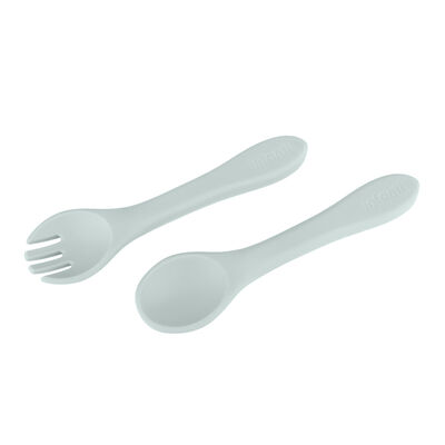 Imagen 2 del producto Set Cuchara Y Tenedor Azul Infanti