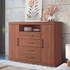 Cómoda Onessta Master 2 Puertas 4 Cajones Jatoba