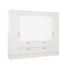 Combo Closet Backer + Escritorio CIC Blanco