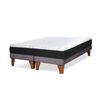 Cama Europea Latam Home 2 Plazas Zen Roller Gris