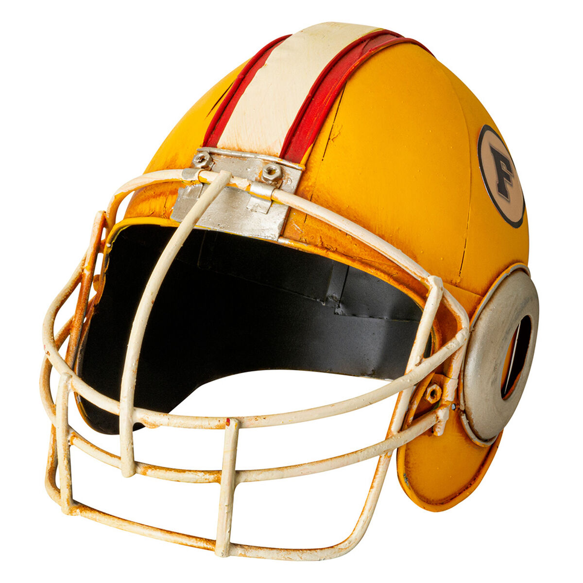 Adorno Metal Vgo Casco Amarillo