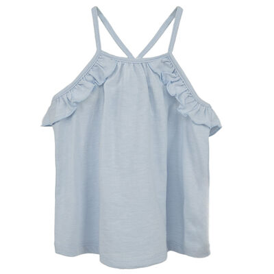 Imagen 1 del producto Polera Tirantes Niña Chess Celeste