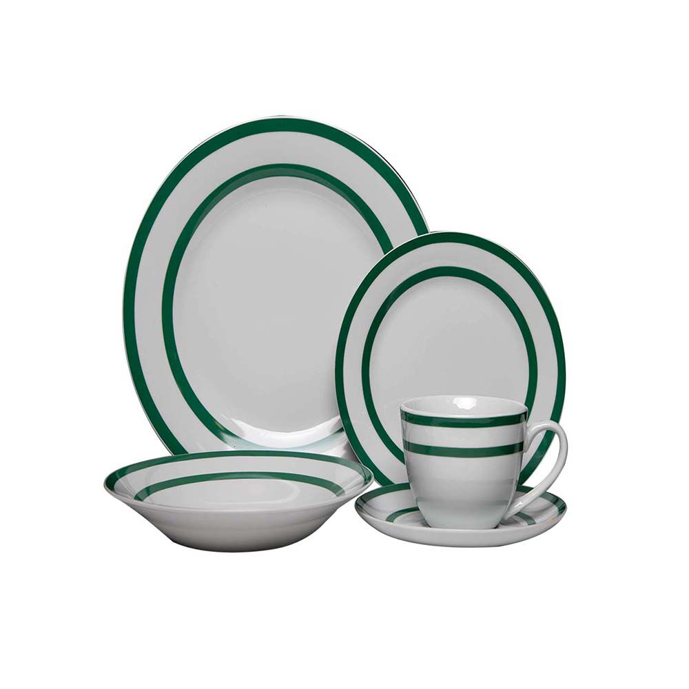 Vajilla Doral Royal 30 Piezas Verde
