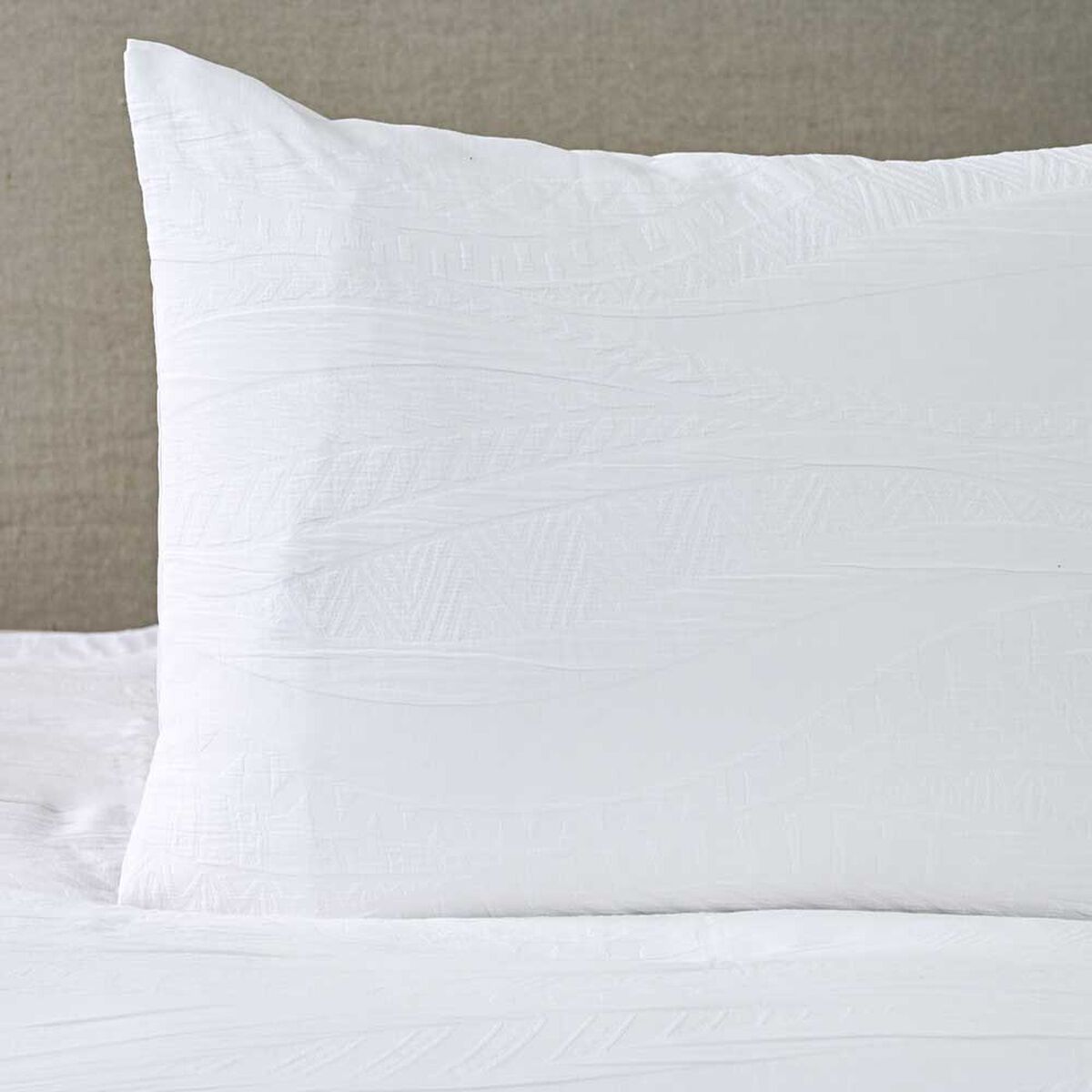 Funda de Plum&oacute;n Cannon 1.5 Plazas Weaves White