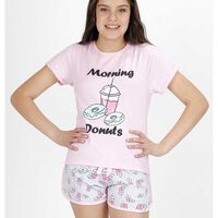 Pijama de Algodón Niña Kayser Rosado