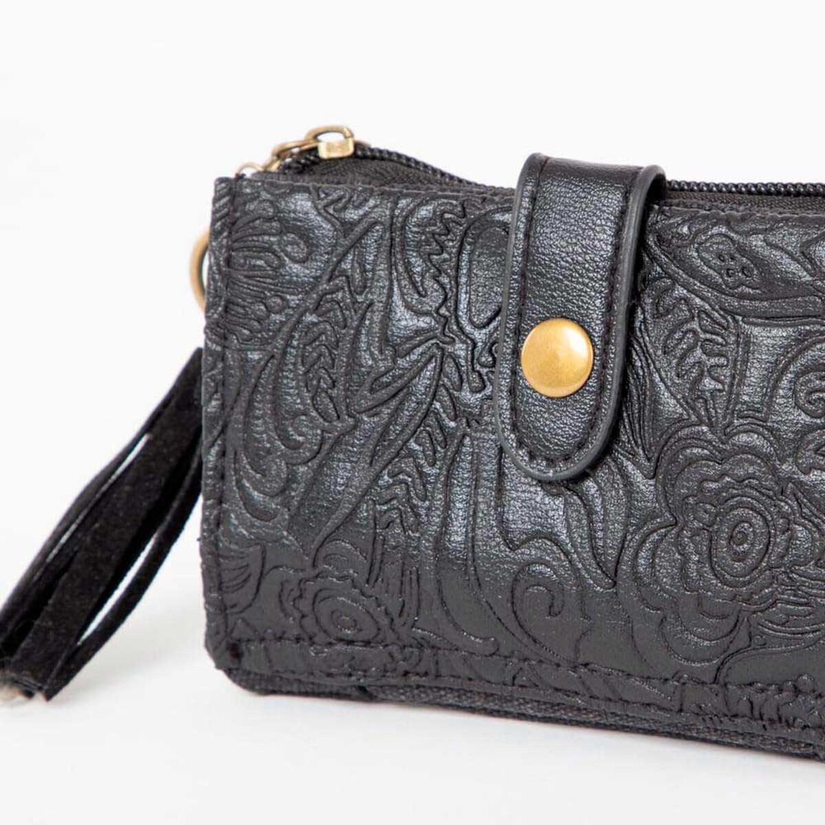 Billetera Ecocuero Negra Alma