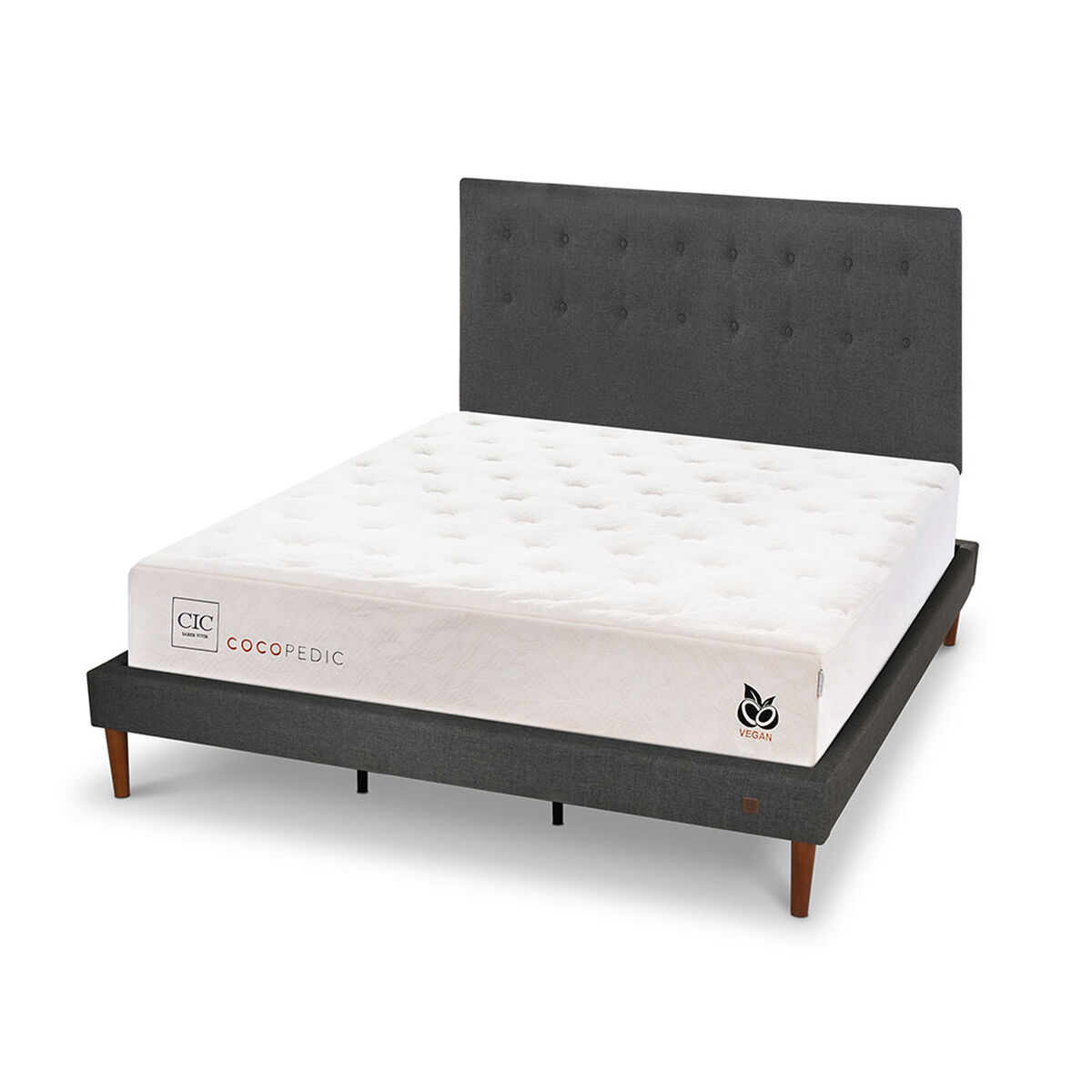 Cama Europea CIC Base Normal King Cocopedic