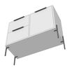 Buffet TuHome White Collection 2 Cajones Blanco
