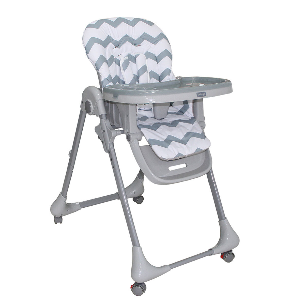 Silla de Comer Plegable Bebeglo RS-7085 Gris