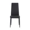 Juego de Comedor Zibel Viena 6 Sillas Negro