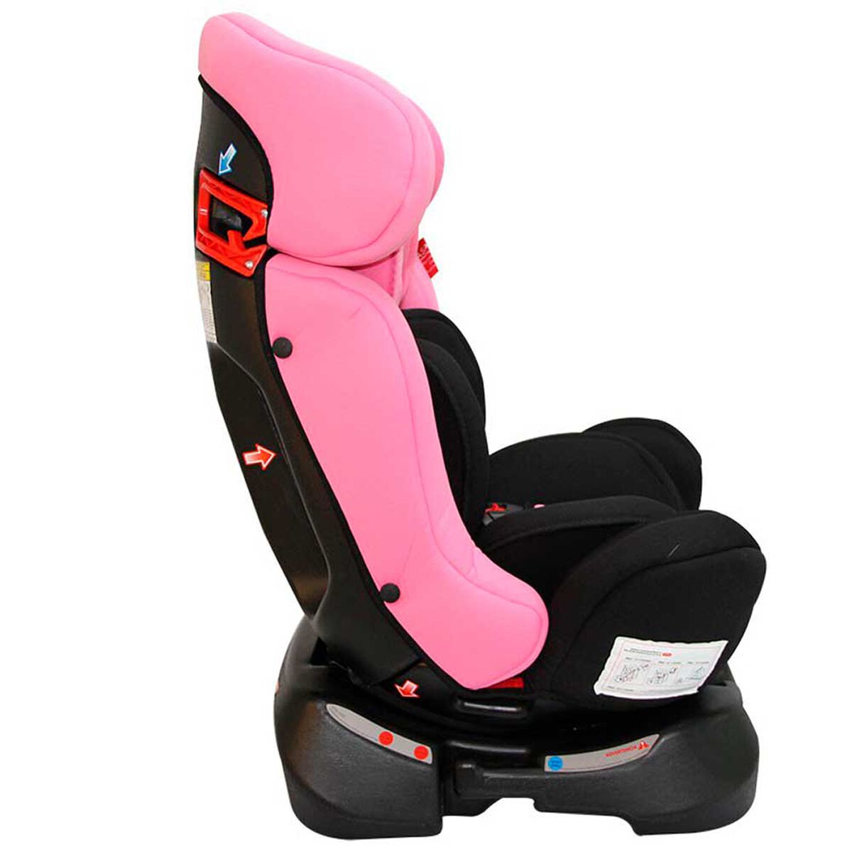 Silla Auto Multietapa 0 a 25 Kg Fucsia Bebeglo