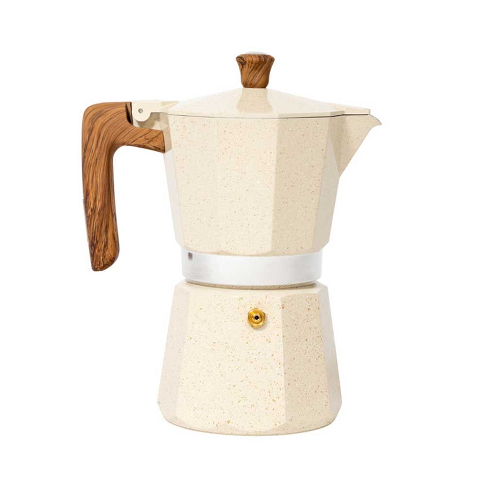 Cafetera Italiana Simple Cook Siena 6 Tazas Plata