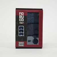 Pack 3 Bóxer Medio Hombre Fiorucci Azul, Gris