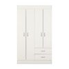 Closet Stanford 4 Puertas 2 Cajones Blanco
