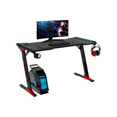 Escritorio Gamer LuBabycas Champion 60x120 cm Negro