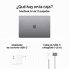 Macbook Air Apple MRYM3CI/A Chip M3 8GB 256GB SSD 15,3" Gris Espacial