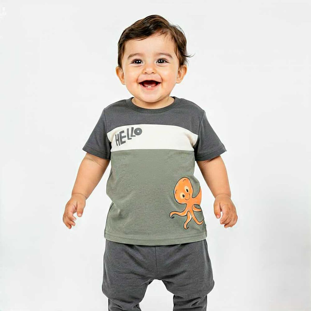 Polera Manga Corta Beb&eacute; Chess Baby
