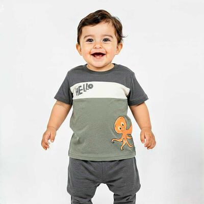 Polera Manga Corta Beb&eacute; Chess Baby