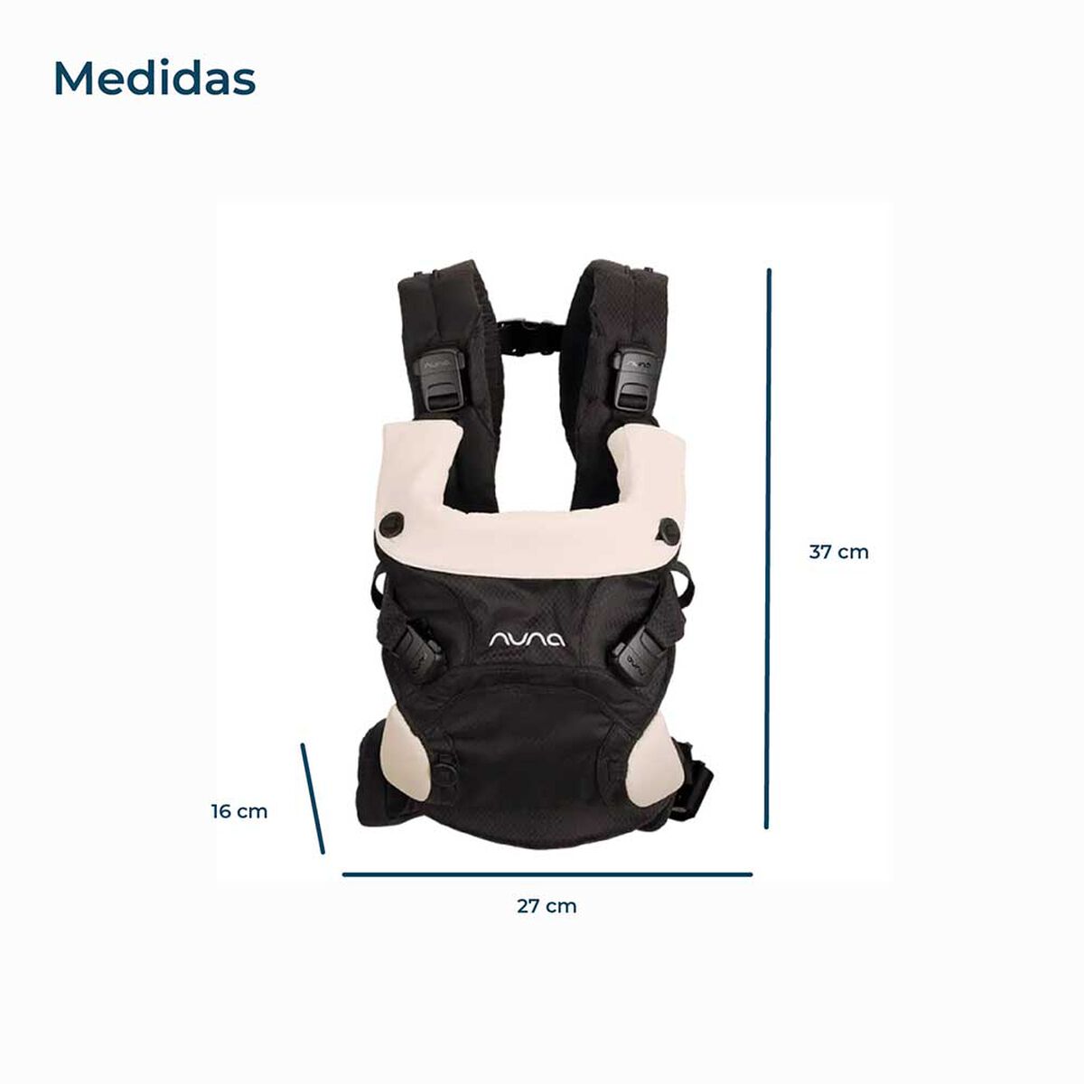 Porta Beb&eacute; Carrier Culd Click Caviar Nuna