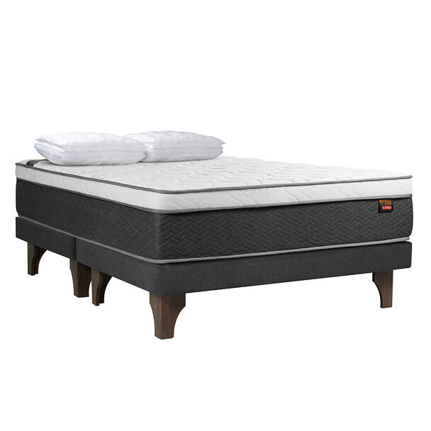 Cama Europea Celta Everest Cobre King + 2 Almohadas Cotton Top 50 x 90 cm