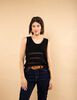 Sweater Crochet Sin Mangas Mujer Zibel