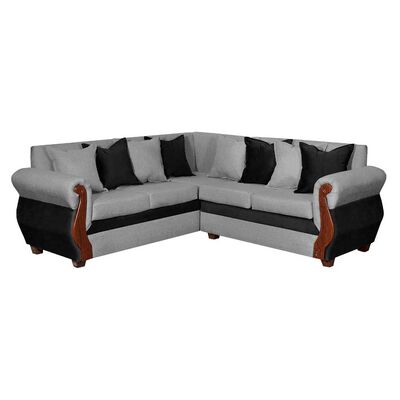 Sofá Seccional Diseño A&M Home Madison Derecho 5 Cuerpos Gris